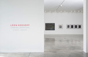 Installation photography, Leon Kossoff: London Landscapes