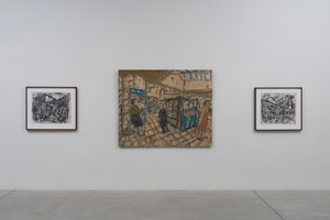 Installation photography, Leon Kossoff: London Landscapes