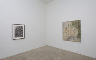 Installation photography, Leon Kossoff: London Landscapes