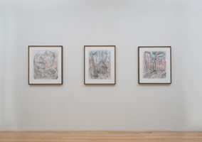 Installation photography, Leon Kossoff: London Landscapes