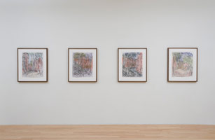 Installation photography, Leon Kossoff: London Landscapes