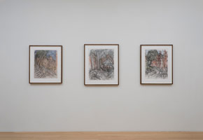 Installation photography, Leon Kossoff: London Landscapes