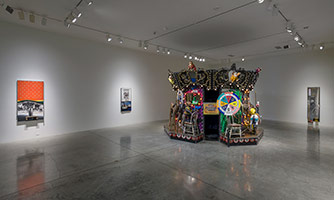 Installation photography / 
Edward and Nancy Kienholz: The Merry-Go-World or Begat by Chance and the Wonder Horse Trigger