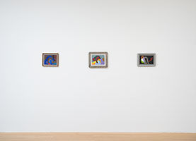 Installation photography / 
Frederick Hammersley: Out of the Blue