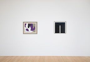 Installation photography / 
Frederick Hammersley: Out of the Blue