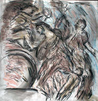 From Veronese: Allegory of Love, IV (‘Happy Union’) / 
      Mixed media on paper / 
      57.2 x 56 cm