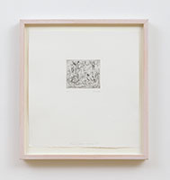 Leon Kossoff / 
The Triumph of Pan (From a Poussin Drawing II), 1998 / 
etching, unique artist's proof / 
15 7/8 x 14 3/8 in. (40.3 x 36.5 cm) / 
A.P. 1 / 
LK99-56v