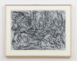 Leon Kossoff / 
The Triumph of Pan No. 2, 1997 / 
compressed charcoal / 
21 7/8 x 30 in. (55.6 x 76.2 cm) / 
LK99-46a
