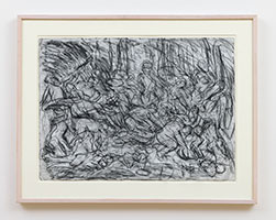 Leon Kossoff / 
The Triumph of Pan No. 2, 1997 / 
compressed charcoal / 
21 7/8 x 30 in. (55.6 x 76.2 cm) / 
LK99-46a
