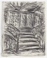 Leon Kossoff / 
Midland Hotel Staircase, 2005 / 
charcoal on paper / 
26 x 20 1/2 in. (66 x 52.5 cm) / 
Framed: 34 1/2 x 28 1/2 x 2 in. (87.6 x 72.4 x 5.1 cm) / 
 / 
Catalogue plate number 70