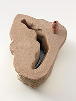 Luis Bermudez / 
El Cenote, C-3, 2006 / 
castable refactory, earthenware / 
11 x 27 x 20 in. (27.9 x 68.6 x 50.8 cm)