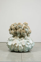 Matt Wedel / 
flower tree, 2010 / 
fired clay and glaze / 
53 x 52 x 47 in. (134.6 x 132.1 x 119.4 cm)
