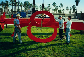 Installation of For Gerard Manley Hopkins, January 1991