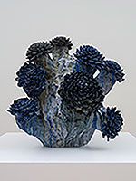 Matt Wedel / 
Flower Tree, 2022 / 
stoneware / 
20 x 21 x 22 in. (50.8 x 53.3 x 55.9 cm) / 
MW22-042