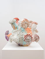 Matt Wedel / 
Flower Tree, 2022 / 
stoneware / 
21 x 25 x 29 in. (53.3 x 63.5 x 73.7 cm) / 
MW22-083