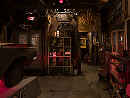 Michael C. McMillen / 
The Central Meridian (The Garage) (detail), 1981 / 
Los Angeles County Museum of Art / 
Art Museum Council Fund / 
art © Michael C. McMillen, photo © Fredrik Nilsen