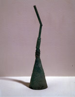 Caligula's Funnel, 1999 / 
bronze / 
10 1/4 x 2 1/2 x 2 1/2 in (26 x 6.4 x 6.4 cm)