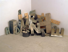 Carta Incognita, 1998 / 
mixed media / 
installation dimensions variable