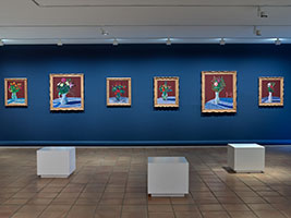 Installation photography / Hockney – Matisse. Un paradis retrouvé / 
© David Hockney / 
© Succession H. Matisse for the artist’s artworks / 
Photo © François Fernandez