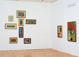 Installation photography / Hockney – Matisse. Un paradis retrouvé / 
© David Hockney / 
© Succession H. Matisse for the artist’s artworks / 
Photo © François Fernandez