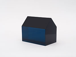 Peter Alexander / 
Blue Black House, 2015 / 
Urethane / 
6.5 x 8 x 5 in. (16.5 x 20.3 x 12.7 cm)