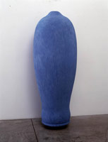 Peter Shelton / 
bluebullet, 2002 / 
mixed media / 
63 x 26 x 24 in (160 x 66 x 61 cm) / 
Private collection