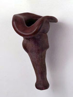 Peter Shelton /  
lipbone, 1995 /  
bronze /  
5 x 2 1/2 x 3 in (12.7 x 6.4 x 7.6 cm) 