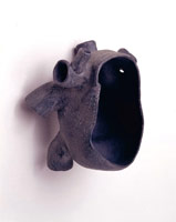 halfchickenheart, 1995 / 
bronze  / 
4 1/2 x 4 x 3 in (11.4 x 10.2 x 7.6 cm)