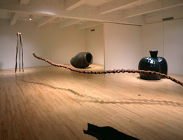 Peter Shelton installation photography, 1991