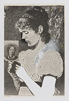 R.B. Kitaj / 
Untitled (Girl), 1971 / 
collage on paper / 
Sheet: 24 x 15 3/4 in. (61 x 40 cm) / 
Framed: 26 5/8 x 18 3/8 x 1 1/2 in. (67.6 x 46.7 x 3.8 cm)
