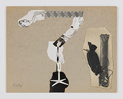 R.B. Kitaj / 
Untitled (Glue-Words), 1967 / 
collage on paperboard / 
8 1/2 x 11 in. (21.6 x 27.9 cm)
