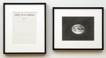 Euan Macdonald / 
From Selected Standards (Deep in a Dream), 2007 / 
graphite on paper (diptych) / 
Part 1 of 2: Paper: 12 x 9 in. (30.5 x 22.9 cm) / Framed: 18 3/8 x 15 3/8 in. (46.7 x 39.1 cm) / 
Part 2 of 2: Paper: 9 x 12 in. (22.9 x 30.5 cm) / Framed: 15 3/8 x 18 3/8 in. (39.1 x 46.7 cm)