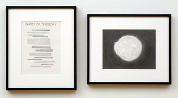  
Euan Macdonald / 
From Selected Standards (Ghost of Yesterday), 2007 / 
graphite on paper (diptych) / 
Part 1 of 2: Paper: 12 x 9 in. (30.5 x 22.9 cm) / Framed: 18 3/8 x 15 3/8 in. (46.7 x 39.1 cm) / 
Part 2 of 2: Paper: 9 x 12 in. (22.9 x 30.5 cm) / Framed: 15 3/8 x 18 3/8 in. (39.1 x 46.7 cm)  / 
Private collection 