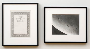 Euan Macdonald / 
From Selected Standards (The Starlit Hour), 2007 / 
graphite on paper (diptych) / 
Part 1 of 2: Paper: 12 x 9 in. (30.5 x 22.9 cm) / Framed: 18 3/8 x 15 3/8 in. (46.7 x 39.1 cm) / 
Part 2 of 2: Paper: 9 x 12 in. (22.9 x 30.5 cm) / Framed: 15 3/8 x 18 3/8 in. (39.1 x 46.7 cm)  / 
Private collection 