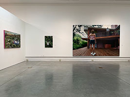 Installation photography / 
Rebecca Campbell: Painting Feminine Power / 
Courtesy Frank M. Doyle Arts Pavilion, Orange Coast College, Costa Mesa, CA