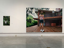 Installation photography / 
Rebecca Campbell: Painting Feminine Power / 
Courtesy Frank M. Doyle Arts Pavilion, Orange Coast College, Costa Mesa, CA