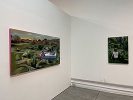 Installation photography / 
Rebecca Campbell: Painting Feminine Power / 
Courtesy Frank M. Doyle Arts Pavilion, Orange Coast College, Costa Mesa, CA