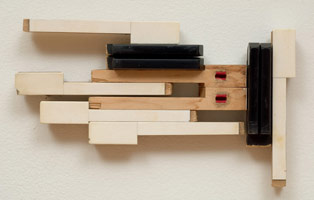 Rebecca Campbell / 
You’ve Come to the Right Place, 2009 / 
      piano keys / 
      7 1/4 x 10 3/4 x 3 in. (18.4 x 27.3 x 7.6 cm)