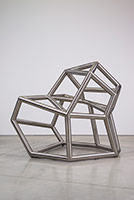 Richard Deacon / 
Siamese Metal #6, 2012 / 
Stainless steel / 
74 1/4 x 88 1/2 x 77 1/2 in. (188.6 x 224.8 x 196.9 cm)