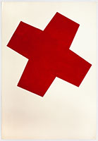 Richard Nonas / 
Untitled, 2003 / 
acrylic on paper / 
43 1/2  x 30 in. (110.5 x 76.2 cm) / 
RN24-015