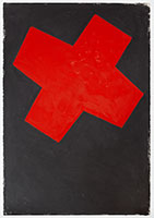 Richard Nonas / 
Untitled, 2003 / 
acrylic on paper / 
43 1/2 x 30 in. (110.5 x 76.2 cm) / 
Framed: 51 1/4 x 37 3/8 in. (130.2 x 94.9 cm) / 
RN24-018
