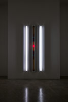 Robert Irwin / 
Carmen, 2012 / 
light+shadow+reflection+color / 
96 x 45 1/4 x 4 1/4 in. (243.8 x 114.9 x 10.8 cm)