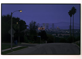 Sandra Mendelsohn Rubin / City View at Twilight, 1990 - 91 / 
oil on canvas / 
64 x 100 in (162.6 x 254 cm) / 
Private collection