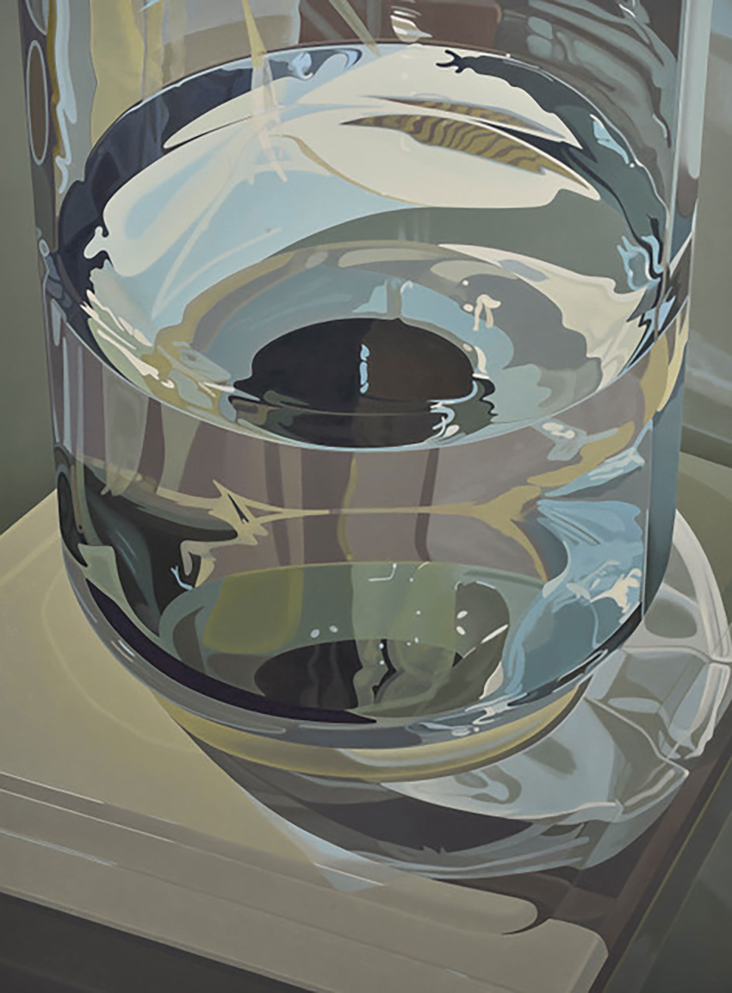 Sandra Mendelsohn Rubin / 
Water Jug #2, 2022 / 
oil on polyester / 
38 x 28 in. (96.5 x 71.1 cm)