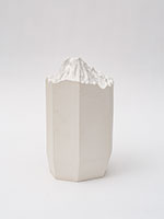 Sean Higgins / 
Disaster Talisman Number 1, Mount Rainier Vase (1), 2022 / 
Glazed ceramic / 
13 x 7 x 8 in (33 x 17.8 x 20.3 cm)