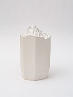 Sean Higgins / 
Disaster Talisman Number 1, Mount Rainier Vase (1), 2022 / 
Glazed ceramic / 
13 x 7 x 8 in (33 x 17.8 x 20.3 cm)