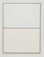 Frederick Hammersley / 
Seed, #16 1962 / 
oil on canvas / 
49 x 37 in. (124.5 x 94 cm)