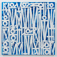 Retna / 
So Let Me Ask You Something, 2016 / 
acrylic and wax on canvas / 
72 x 72 in. (182.9 x 182.9 cm)