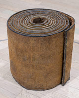 Sui Jianguo / 
Kill, 1996 / 
rubber and iron nails / 
dimensions variable / 
unrolled: 354 3/8 x 24 3/8 in. (900.1 x 61.9 cm)