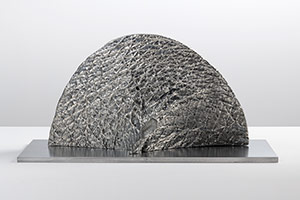 Sui Jianguo / 
Planting Trace -- Island 3, 2018 / 
galvanized photosensitive resin 3D printing / 
21 5/8 x 13 x 8 1/4 in. (55 x 33 x 21 cm)